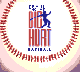 Заставка игры Frank Thomas Big Hurt Baseball